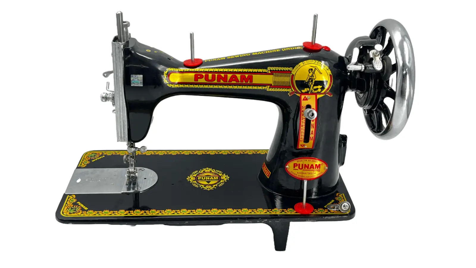 PUNAM Kissan Tailor SV सिलाई मशीन — काला — काला