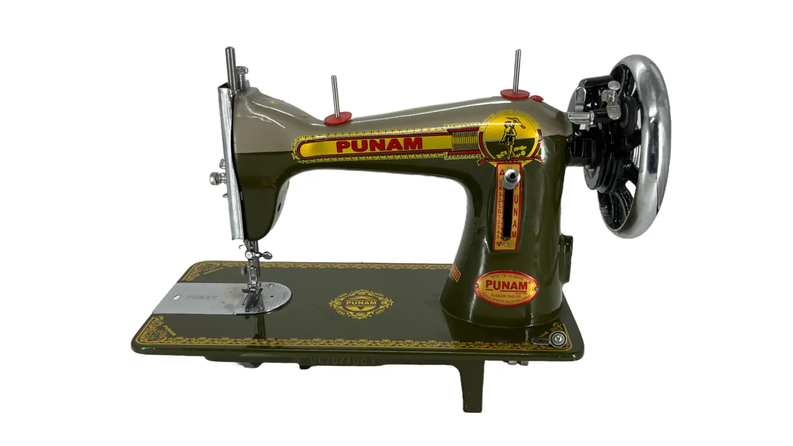 PUNAM Kissan Tailor SV सिलाई मशीन — डबल मेहंदी — डबल मेहंदी