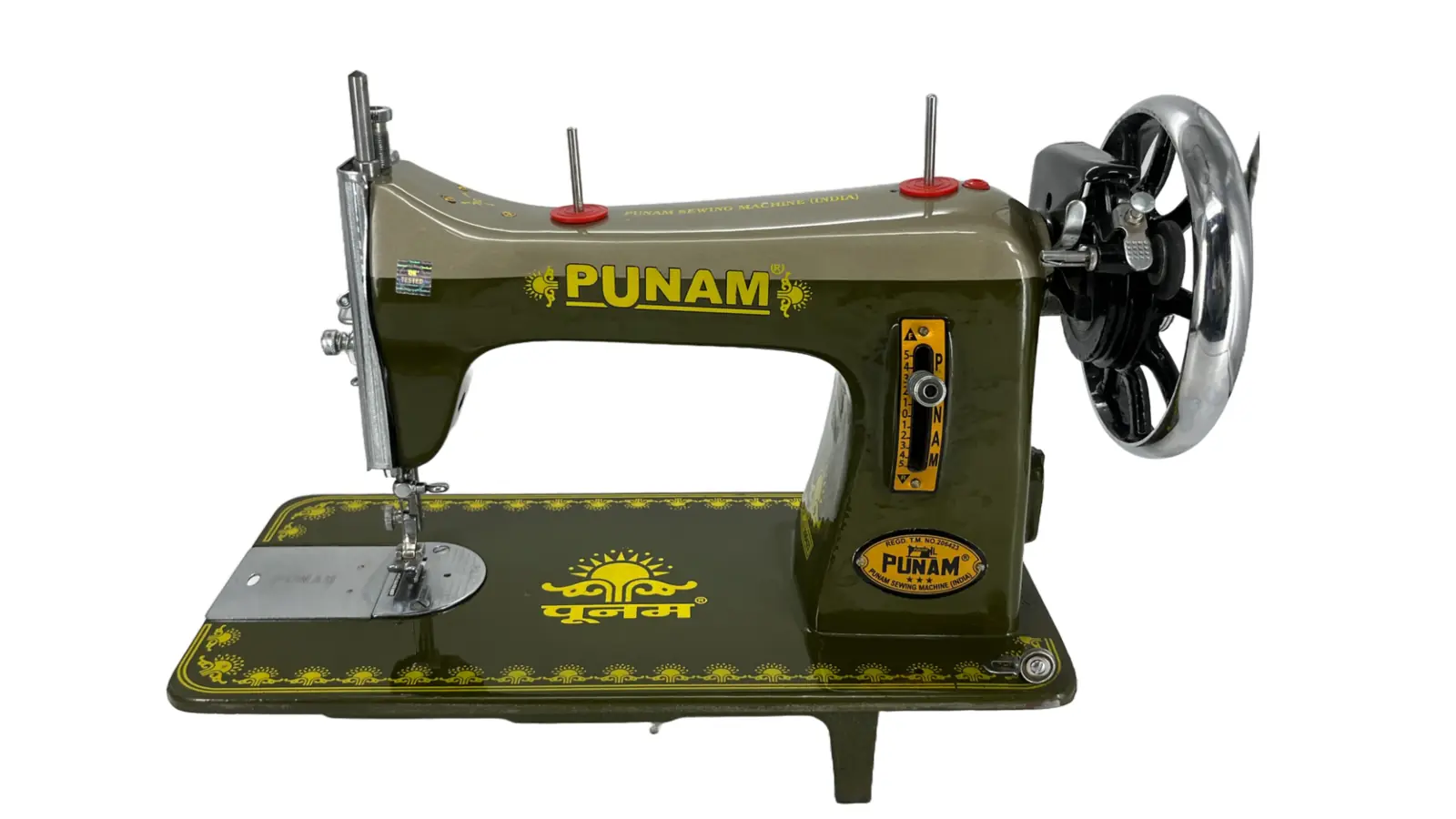 PUNAM Star Square SV सिलाई मशीन — डबल मेहंदी — डबल मेहंदी
