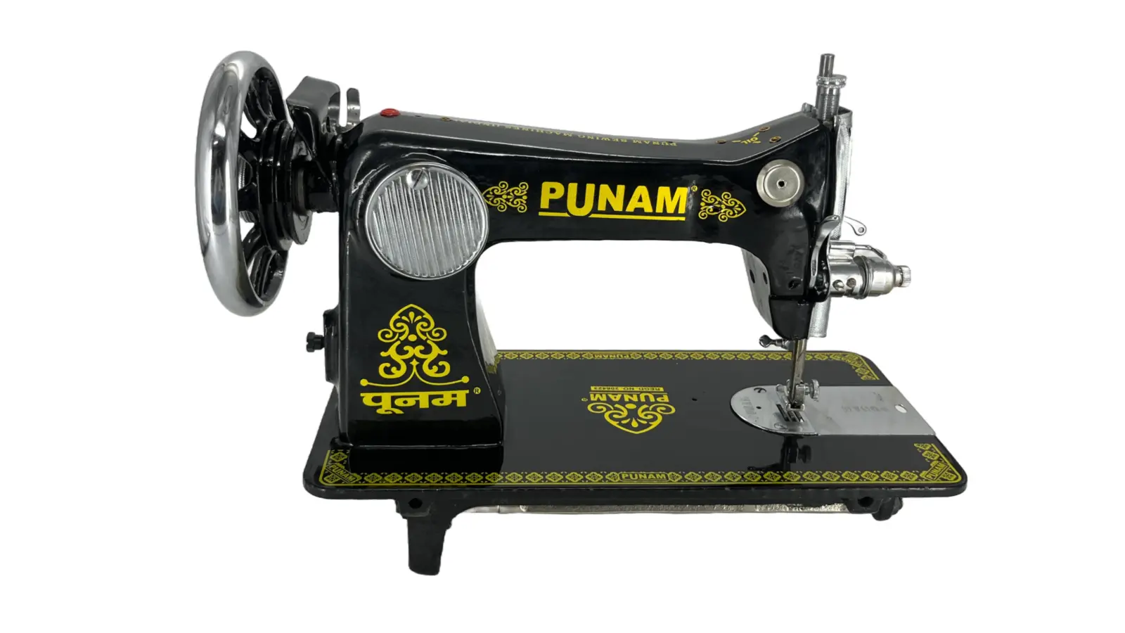 PUNAM Super Square SV सिलाई मशीन — काला — काला
