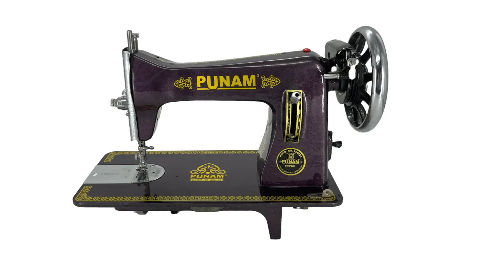 PUNAM Super Square SV सिलाई मशीन — बैंगनी — बैंगनी