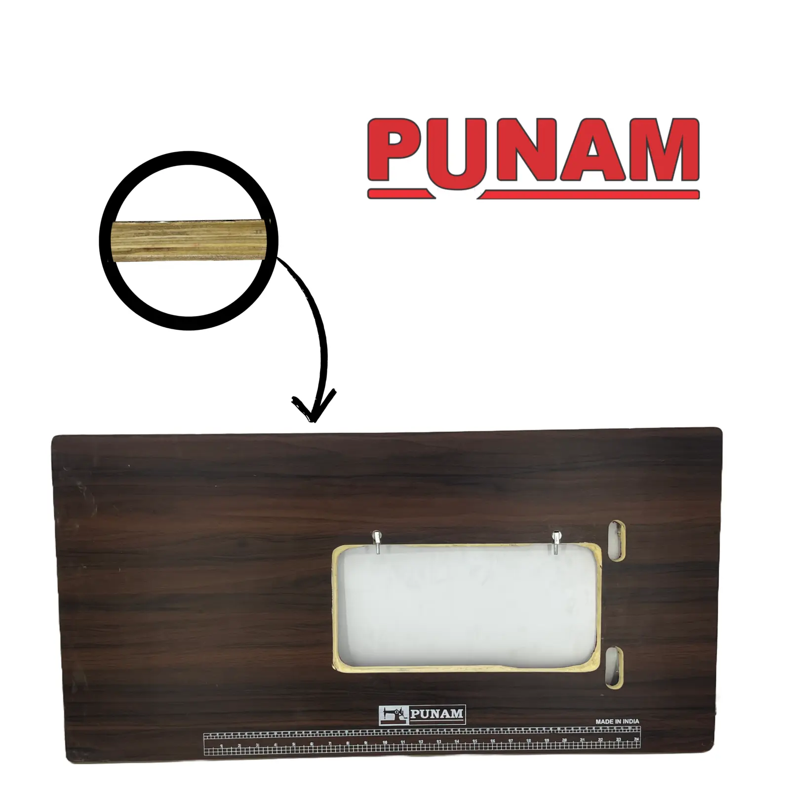 PUNAM SV प्लाईवुड टेबल टॉप
